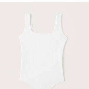 White Sleeveless Bodysuit